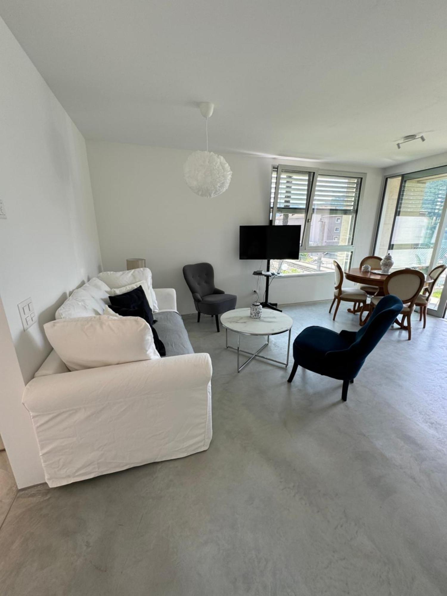 Neue Gartenwohnung Mit Sicht Auf Den Luganersee Ponte Tresa Exterior foto