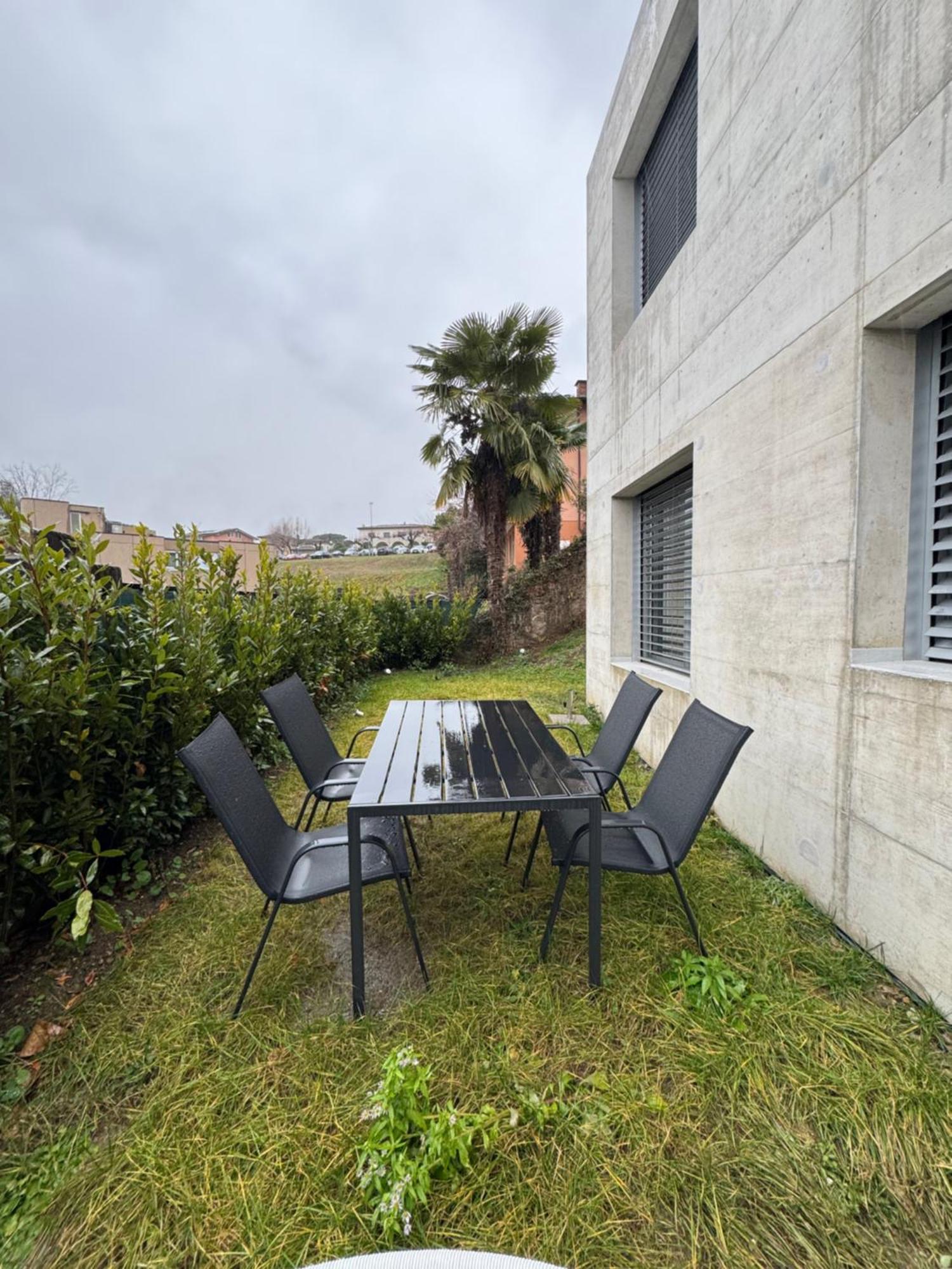 Neue Gartenwohnung Mit Sicht Auf Den Luganersee Ponte Tresa Exterior foto